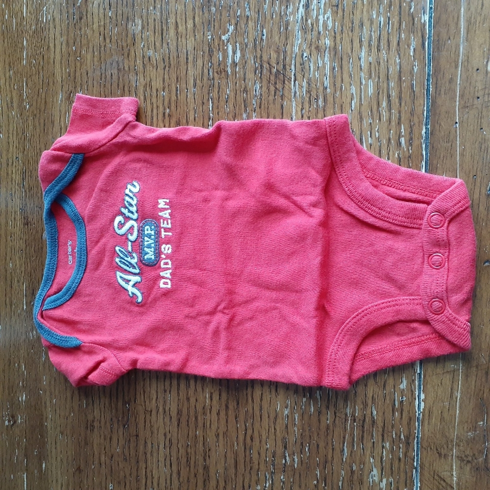 Carter's Dad's Team bodysuit